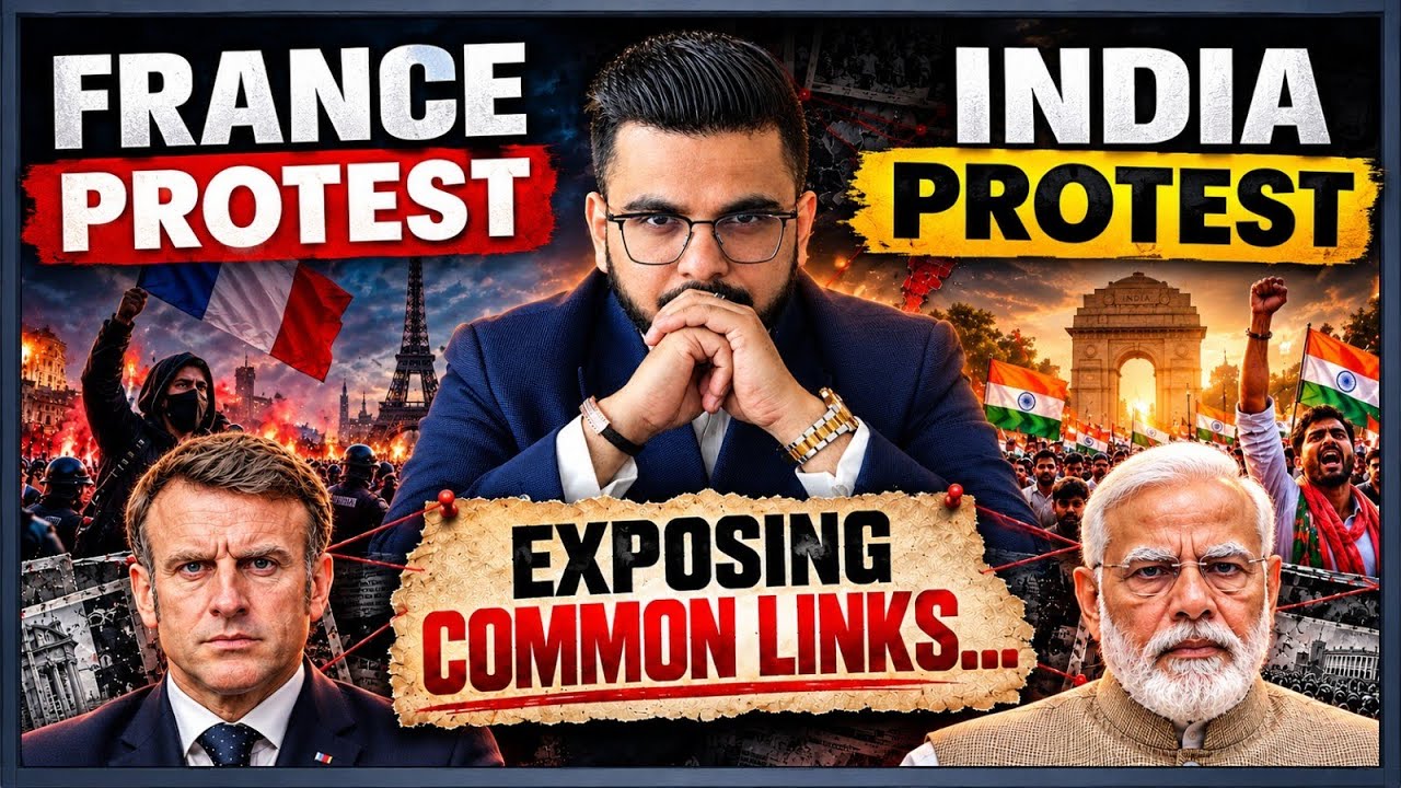 France 🇫🇷 Protest &Indian 🇮🇳 Protest Exposing Common Links…