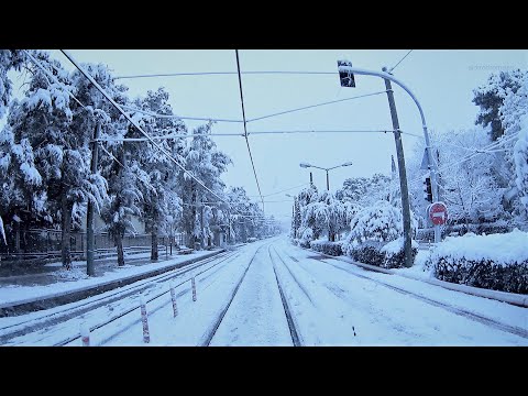 Cab Ride Athens Tram - a 'fairy tale' through Amalias Avenue... - [378]