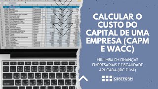 🔝 Calcular o Custo do Capital de uma Empresa (CAPM e WACC)