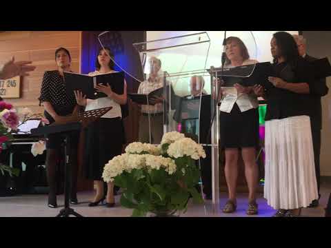 2018 6 16 Corale di chiesa a Massagno canta inno 517 La mia anima cerca te
