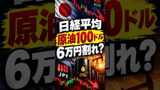 【要注意】原油100ドル突破！日経先物急落…日本株に迫る「インフレ→利上げ」の連鎖とは？#日本株 #日経平均 #原油価格
