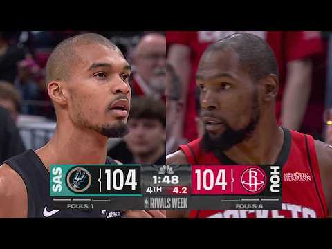 Final 5:04 WILD ENDING Spurs at Rockets 👀 | January 20, 2026