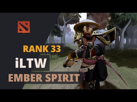 iLTW (Rank 33) plays Ember Spirit Dota 2 Full Game
