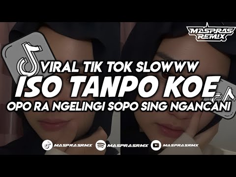 DJ ISO TANPO KOE X RUTINITAS RADONG VIRAL TIK TOK SLOWWW