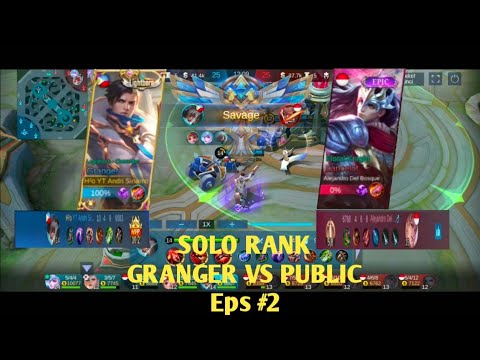 GRANGER HYPER CARRY EASY GAME‼️THIS POOR LANCELOT SKILLS‼️|| Mobile legends