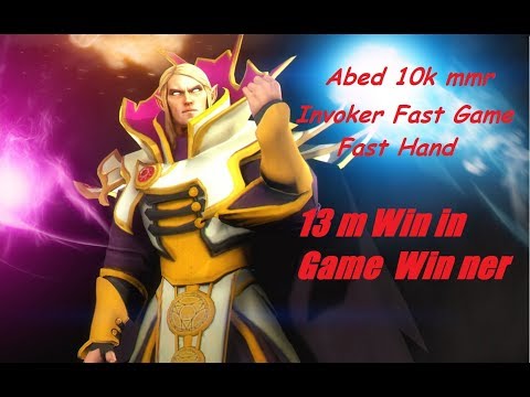 ABED invoker 10K Mmr Fast Finger/Fast Hand/Fast Game/Fast 13M WINGame Dota2 GamePlay WTF