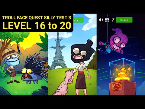 [Last Level] Troll Face Quest: SILLY TEST 3 Level 16 17 18 19 20