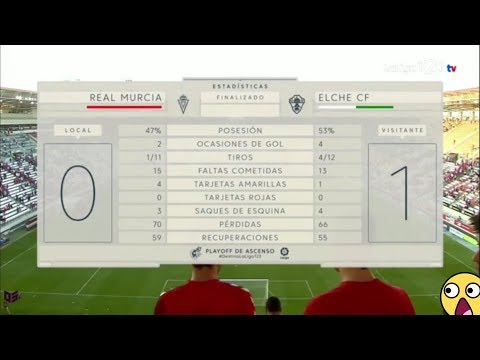 Real Murcia 0 - 1 Elche CF | Play-Offs Liga 123 (IDA)