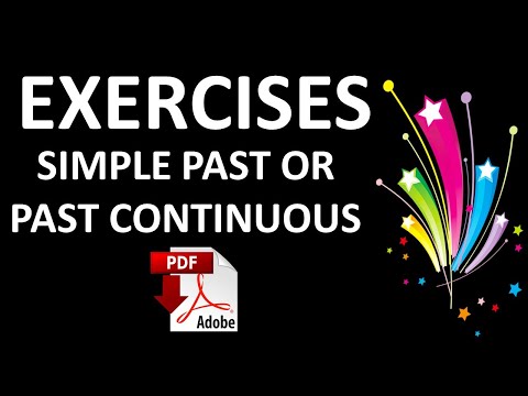 Exercises with answers - Simple Past or Past Continuous + PDF - Easy English Lesson