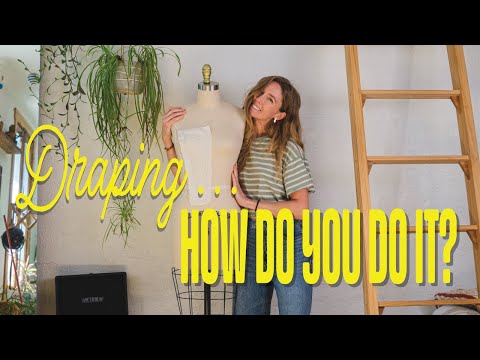 Couture Secrets: How to drape fabric on a dress form