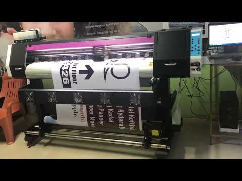 Eco solvent printing machine, max. print speed(sqft/hr): 100...
