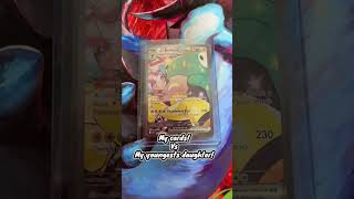 My Pokemon cards vs my youngest! #pokemon #evee #pokemoncards #tcg