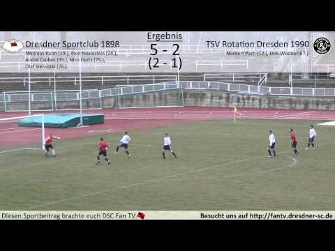 Tor: Dresdner SC 1898 1:1 TSV Rotation Dresden 1990