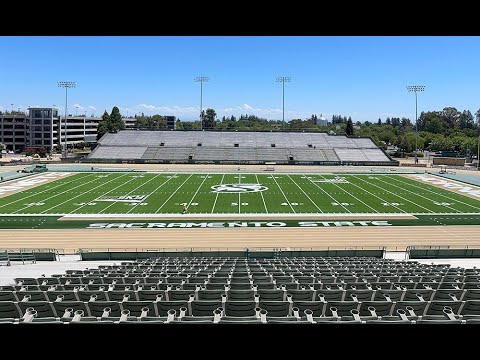 Hornet Stadium SprinTurf Installation 2021