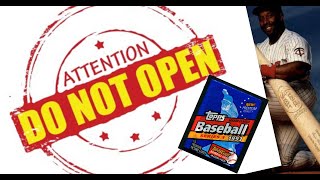 Do Not Open 1993 Topps Baseball Series 1 #baseball #baseballcards