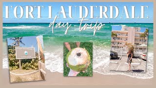 Day Trip to Fort Lauderdale, Central Beach & Rollerblading Hugh Taylor Birch State Park | Mini Vlog
