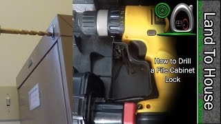 How to Drill Out a File Cabinet Lock