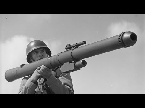 Amerikanische Soldaten erbeuteten deutsche Panzerschreck und erkannten, dass sie ihr eigenes Bazo...