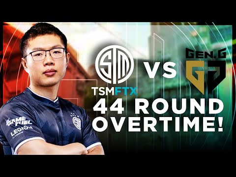 TSM VS GEN.G THE MOST INSANE COMEBACK IN VALORANT HISTORY! 44 ROUND MATCH | TSM WARDELL