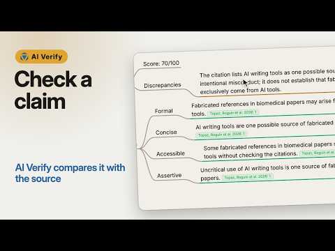 Agent Bayes Tutorial #6: Check a claim against its source with AI Verify