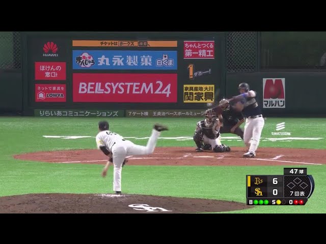 【7回表】今日2本目!! バファローズ・小谷野の豪快アーチ!! 2017/4/14 H-Bs