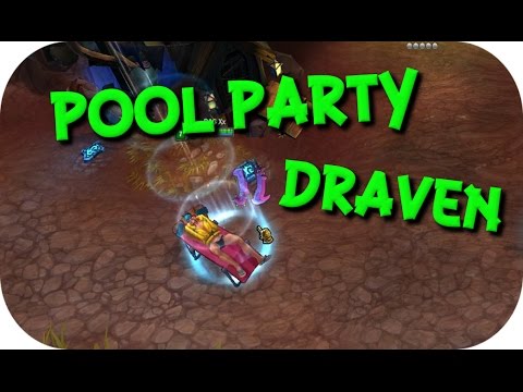 Pool Party Draven Skin Spotlight [GER][HD] Erst einmal chillen !!