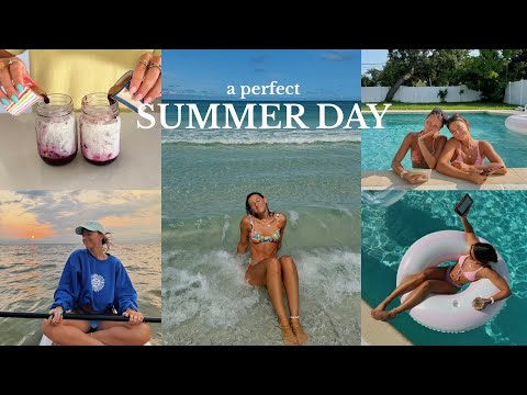 my perfect summer day living in florida! *beach, pool, coffee shop*