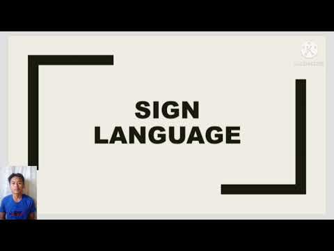 EL101  - SIGN LANGUAGE