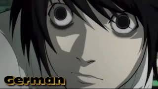 I AM L in 13 languages Death Note