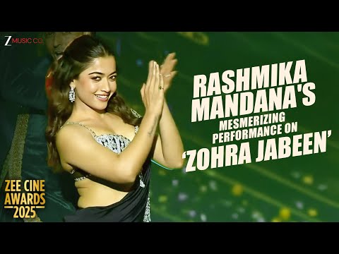 Rashmika Mandana's Mesmerizing Zohra Jabeen Performance at Zee Cine Award 2025 | Pritam | Nakash A