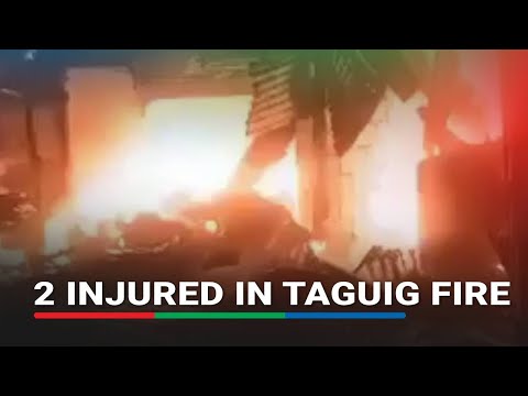 2 injured in Taguig fire