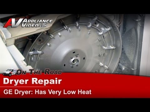 GE Dryer Repair - Low Heat - Front Bearing