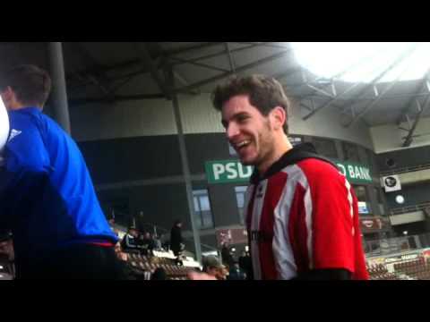 Interruptus Connection bei der Republik Fussball. Unser Mob auf der Süddtribüne