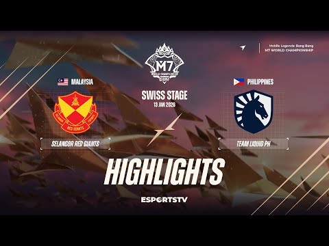 Selangor Red Giants vs Team Liquid PH HIGHLIGHTS M7 World Championship | TLPH VS SRG ESPORTSTV