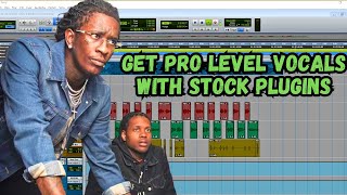 THE EASIEST PRO TOOLS INTRO STOCK PLUGIN VOCAL CHAIN 2024 #avidprotools #stockplugins #protoolsintro
