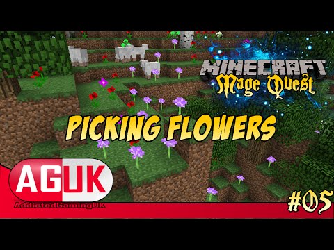 Modded Minecraft - FTB Mage Quest #05 - Picking Flowers