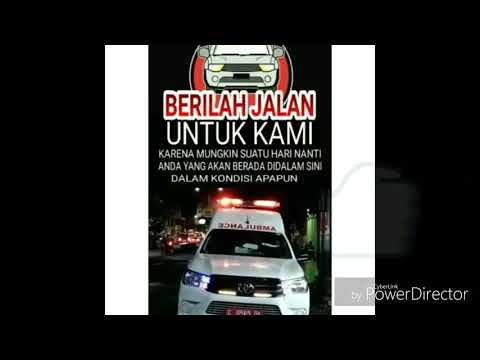 Membantu buka jalan ambulan emergency