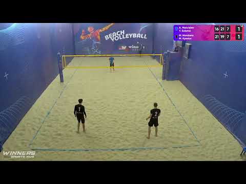 12:50 A. Matvieiev / Y. Sulyma - M. Horobets / M. Kyselov 16.10.2022 | Winners Beach Volleyball