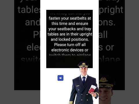 Reading Challenge: Pre-flight announcement #readingpractice  #improveyourenglish