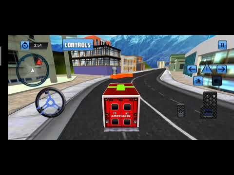 AMBULANCE DRIVING SIMULATION ||ROAD ACCIDENT || AMBULANCE GAME