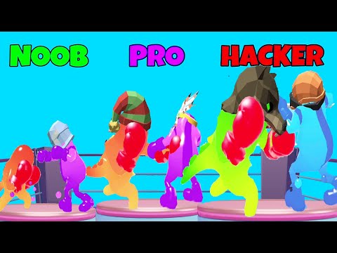 NOOB vs PRO vs HACKER in Dino Runner 3D