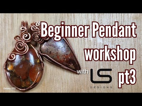 Anfänger-Workshop/Tutorial: Drahtumwickelte Anhänger, Teil 3... Verwendung des restlichen Drahtes