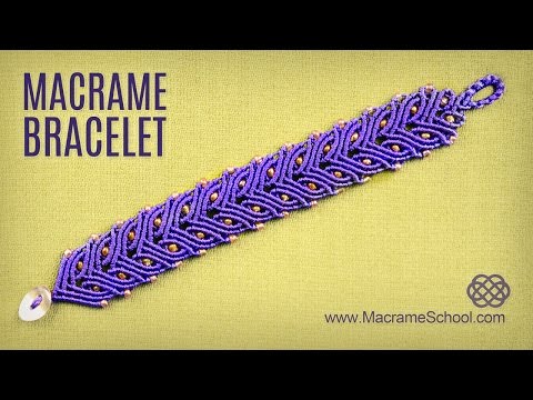 Spiral Macrame Patterns DIY Macrame Spiral Bracelets