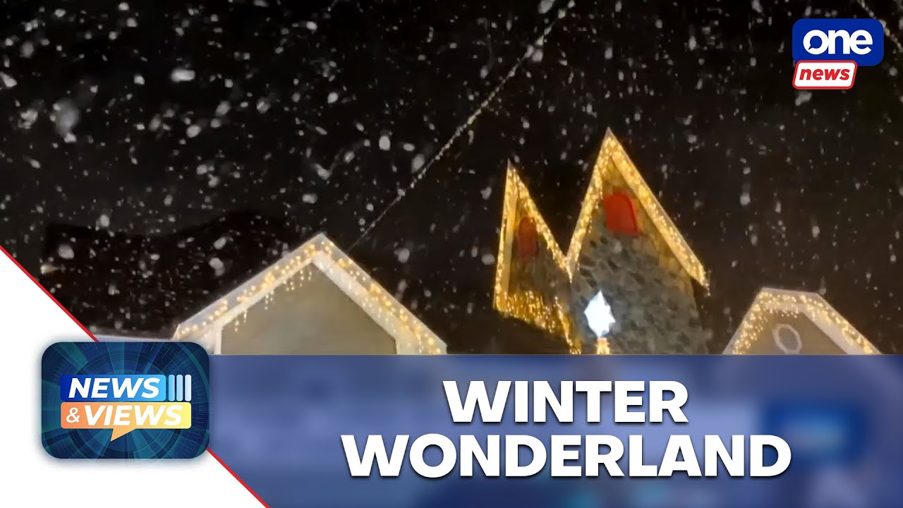 Quezon City home turns into winter wonderland, offers snow experience | News and Views 