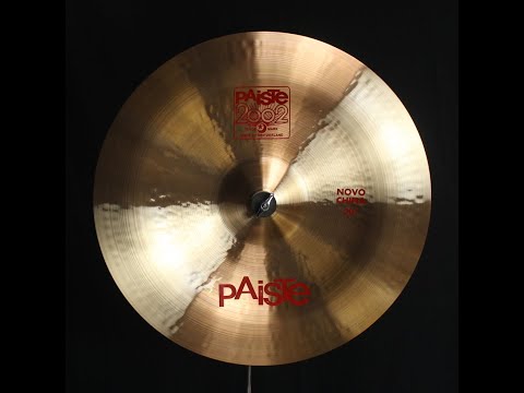 Paiste 20" 2002 Novo China - 1631g (video demo) image 2