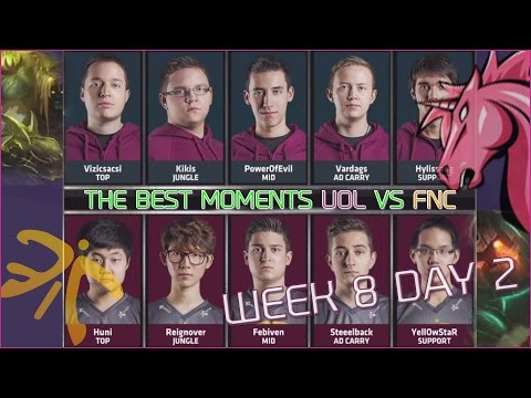 The best moments UOL vs FNC | Week 8 Day 2