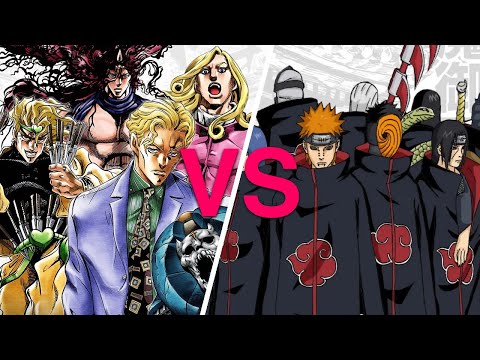 Every JoJo Villain Vs. the Akatsuki (Naruto)