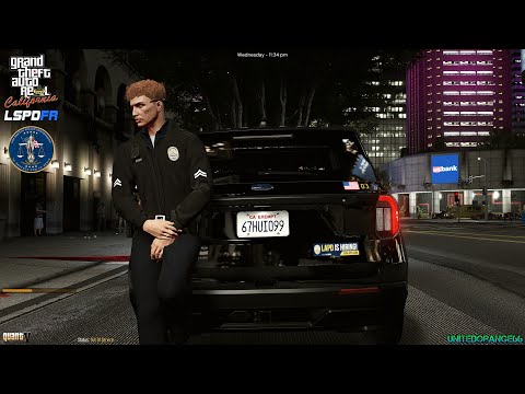GTA V - LSPDFR 0.4.9🚔 - LA Revo - LSPD/LAPD - 2025 FPIU - City Patrol | Active Shooter - 4K