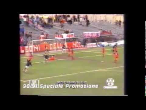 Jesi - Chieti 1-2 - Serie C/2 Girone C 1988-89 - 11a giornata