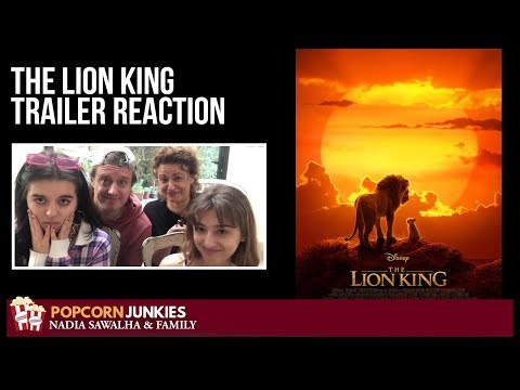 The Lion King (Official Trailer) Nadia Sawalha & The Popcorn Junkies Family Movie Reaction
